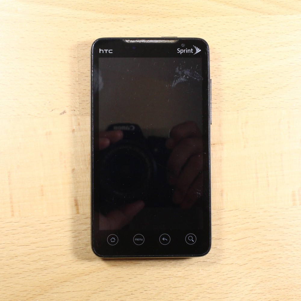 HTC EVO 4G pc36100 Black Smartphone For Parts #507