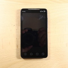 HTC EVO 4G pc36100 Black Smartphone For Parts #507