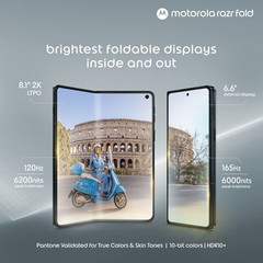 MOTOROLA Razr fold (256GB 12GB RAM Blue) Snapdragon 8 Gen 5 eSim Global Version