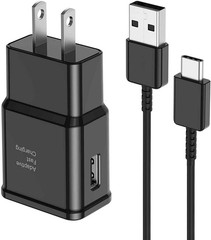 Fast Charging 6.6ft USB-C Wall Charger for Samsung Galaxy S10/S20