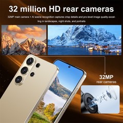 Unlocked 26 Ultra 5G Cell Phone Dual SIM 5G 64GB Android Smartphone