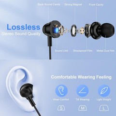 USB C Samsung Headphones Wired Earbuds for Samsung Galaxy A16 A36 5G A56 A15 A14