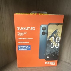 Boost Mobile Summit 5G, 64GB, Blue Prepaid Smart Phone, Locked to Boost 🆕