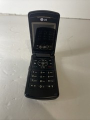 LG CU515 Black Flip Cellphone AT&T 3G Unlocked Great Working Condition