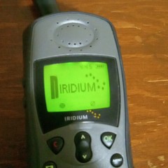Iridium 9505A Satellite Phone with Accessories + SIM +Box Powers On
