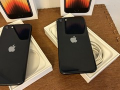 2 Apple iPhone SE 2nd Gen 64GB Black Unlocked Boxes Cases 84% 85% Battery w/misc