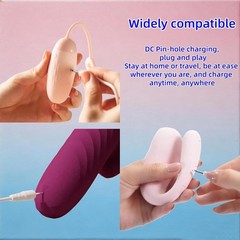 2 Pack 2.5mm Massager Charger, DC Charger Replacement Cable, 2.65ft USB-A & USB-