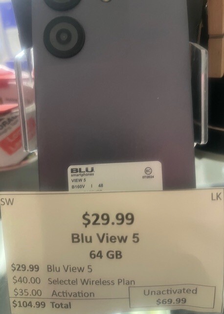Selectel Wireless BLU View 5 bundle