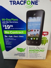 TRACFONE Alcatel One Touch Pixi Glitz A463BG New