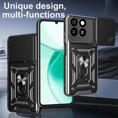ZTE Blade A35 4G Z2453 Case with Tempered Glass Screen Protector for ZTE Blade A