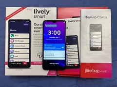LIVELY SMART3 JITTERBUG 5007S WITH BOX AND BOOKS