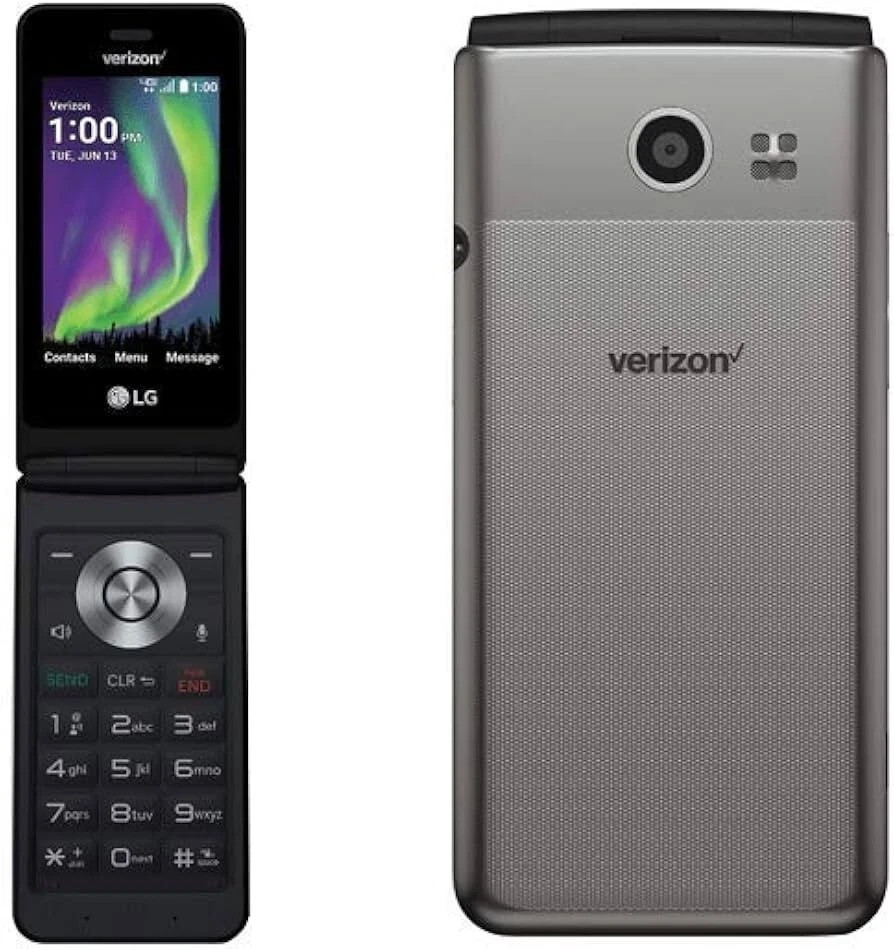 Open Box Verizon LG Exalt LTE VN220 4G VoLTE Flip Phone US Mobile Kosher