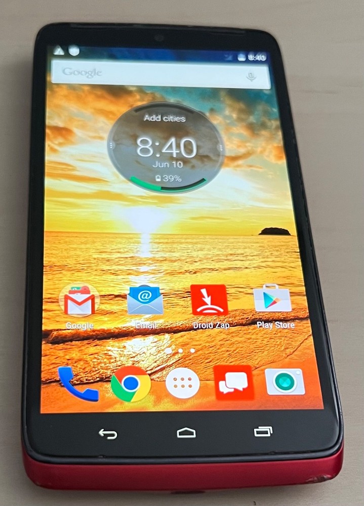 Motorola Droid Turbo XT1254 – 32GB -Red 5.2″ 21MP Smartphone