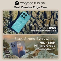 Motorola Edge 60 Fusion 5G Slipstream 8GB RAM 128GB Storage Global Version