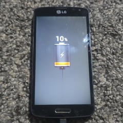 LG Volt Android Smartphone 16GB Black Slate – Powered On/Charging