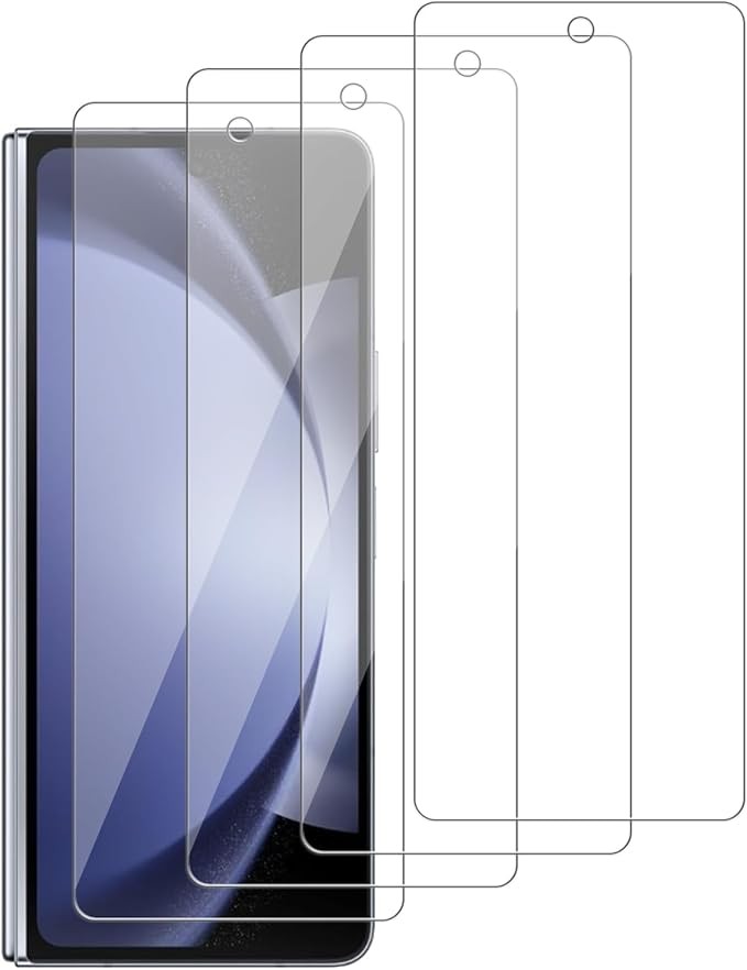 4+4 Pack Screen Protector & Camera Lens Protector for Samsung Galaxy Z Fold 5