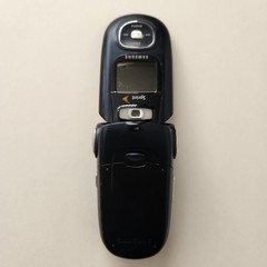 Samsung SPH-A920 Sprint Flip Phone Vintage Y2K Blue Dumbphone Retro Multimedia