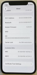 TESTED USED BLACK GSM UNLOCKED iPhone 12 MINI, 64GB A2176 MG6G3LL/A 100% BATTERY