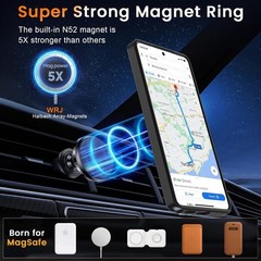 For Samsung Galaxy S26 Ultra Magnetic Matte Case 6.9-Inch Slim Translucent Black