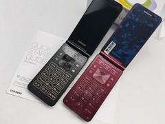 Samsung Galaxy Folder 2 SM-G1650 Dual-SIM Android Mobile Flip Phone Unlocked RED