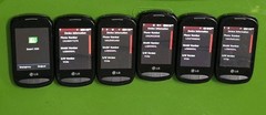 6 Fully Functional LG 800G Plum lot – TracFone, GSM, Each Sold Separately, 👀Pic