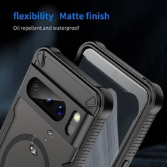 Google Pixel 8 Pro Case MagSafe Magnetic Plated Slim Thin Clear Protective Cover