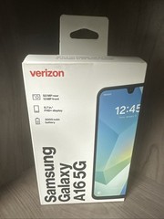 Samsung Galaxy A16, 128GB, 5G, Black – Verizon Prepaid Smartphone – Brand New