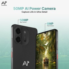 Ai+ Pulse 2 (Black, 128 GB 6GB RAM) T7250 Octa Core Processor Global Version.