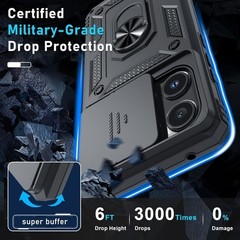 For Motorola Moto Edge 2025 Case with Screen Protector,Military Class with 360