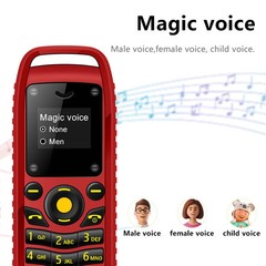 Mini Button Mobile Phone 2 SIM Standby Bluetooth Dialing Surround Blacklist