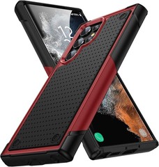 2PCS Rugged Heavy Duty Case & Shockproof Cover for Samsung Galaxy S24 Ultra