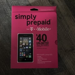 BRAND NEW SEALED IN FACTORY BOX Microsoft Lumia 435 Phone New T Mobile,WINDOWS