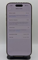 Apple iPhone Air – 256 GB – Light Gold (AT&T) (Very Good). ~770~