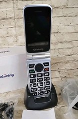 Ushining 3G Unlocked Flip Cell Phone for Senior Kids,Easy-to-Use Big Button