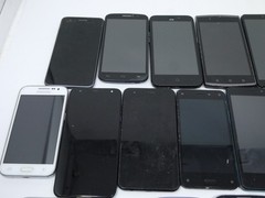 Lot of 25 Various Cosmetically Good Android Smartphones – As-is For Parts