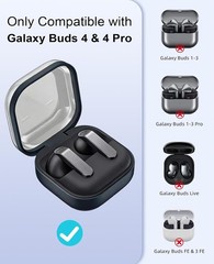 Hard Shell Protective Case for Galaxy Buds 4 & 4 Pro (2026)