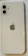 USED WHITE GSM UNLOCKED iPhone 12, 256GB A2172 MGFG3LL/A, 93% BATTERY iOS 16.6