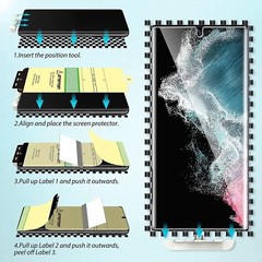 Samsung Galaxy S22 Ultra 5G 6.8 inch 3 Pack Screen Protector Soft TPU