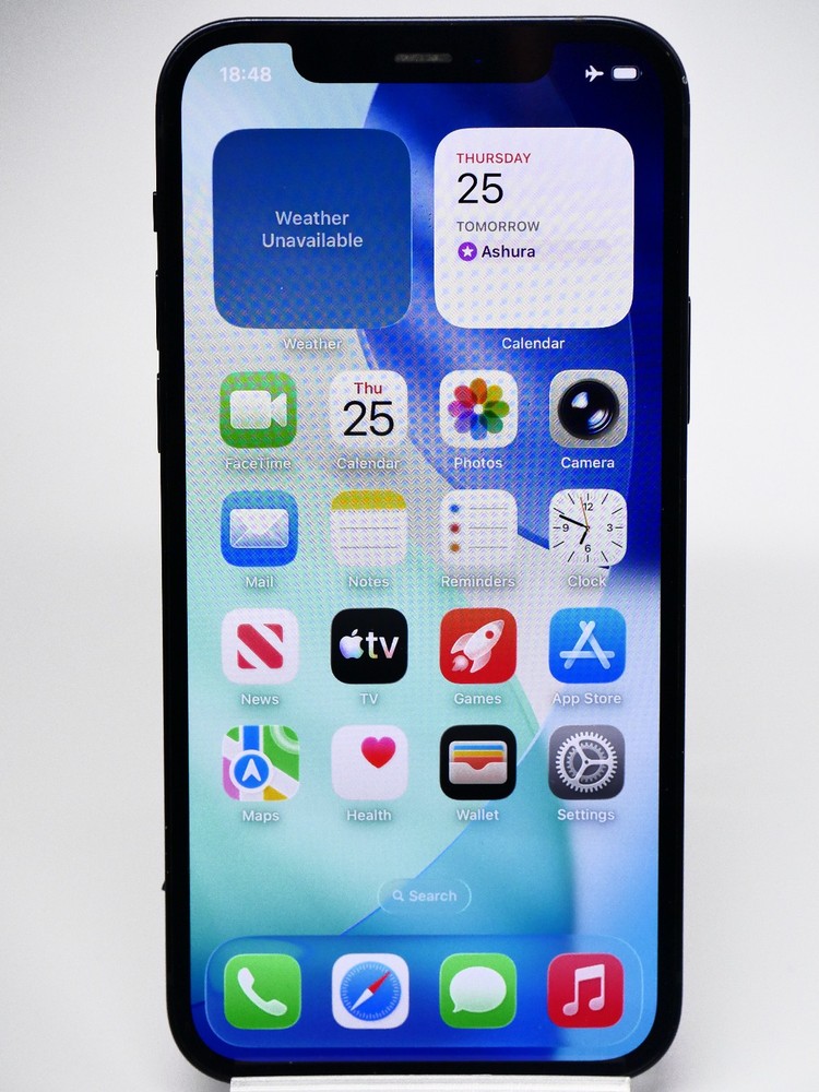 Apple iPhone 12 64GB 5G Black Factory Unlocked A2172 MGFL3LL/A Battery 85%