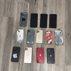 Mixed Lot Of 13 iPhones For Parts/ Repair