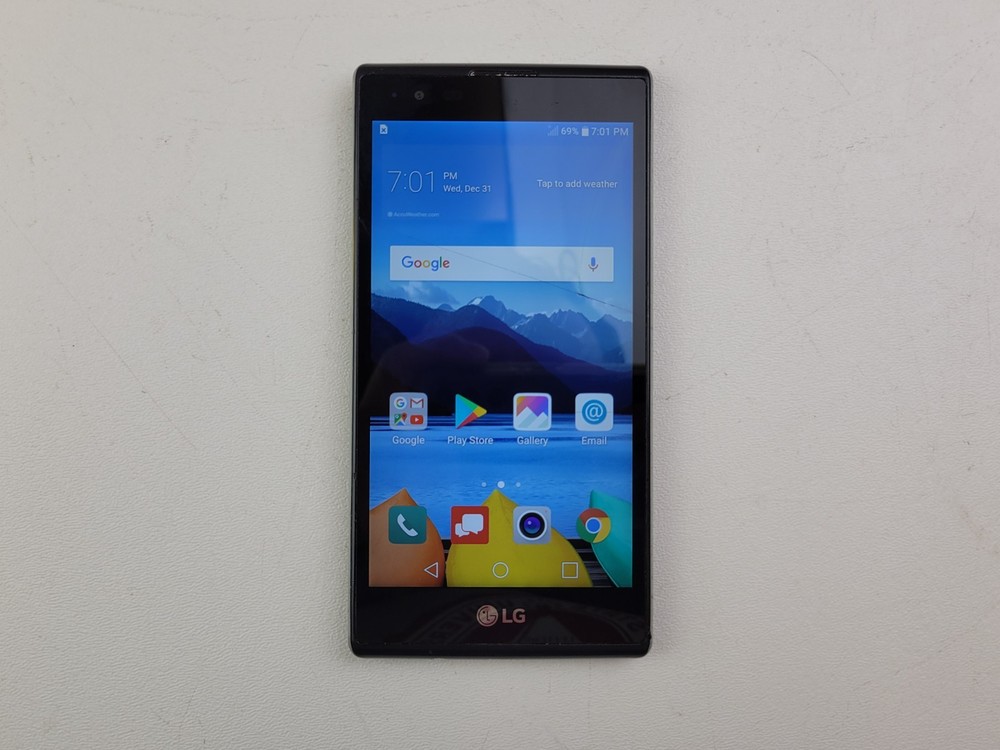 LG K8 V (LG-VS500) 16GB – Black (Verizon) Prepaid Smartphone – CRACKED – H5842