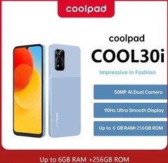 Coolpad 30i, Android 13, Color Blue, CPU:G37, 6+128GB, 6.56′ HD+