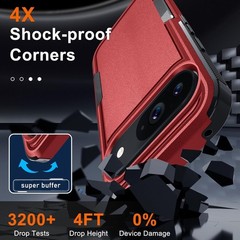 For Google Pixel 10 / 10 Pro Case With Shockproof Protection & 1x Tempered Glass