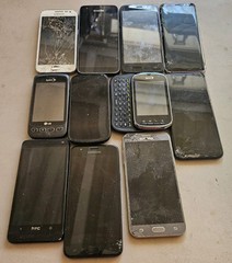 🔥 Large Lot of 11 Cell Phones Samsung Galaxy S8 – 64 GB – Midnight Black (AT&T)