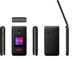 Atel R3Di Basic 4G LTE Flip Phone GSM UNLOCKED T-Mobile Metro Qlink Consumer Cel