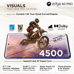 MOTOROLA Edge 60 Pro 5G (256GB 12GB RAM) Dimensity 8350 Global Version