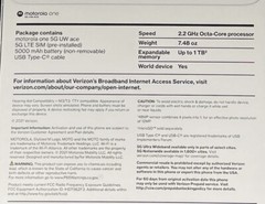 New/Sealed Verizon Motorola One 5GUW Ace Prepaid Volcanic Gray 64GB World Device