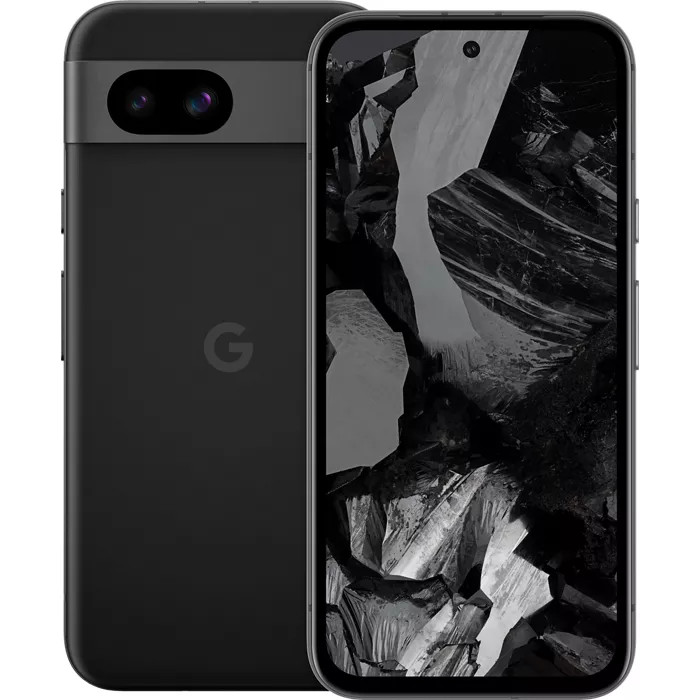 Google Pixel 8a GKV4X Unlocked 128GB Obsidian C Light Burn