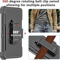 Samsung Galaxy S26 Ultra Case with Belt Clip Holster and 2X Screen Protector
