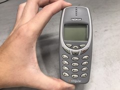 Nokia 3360 – Silver (Cingular) Candybar Phone – Not Tested, Great Condition